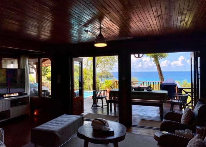 Lounge & Patio - Anse Gaulette - Holiday homes to Lease - Seychelles