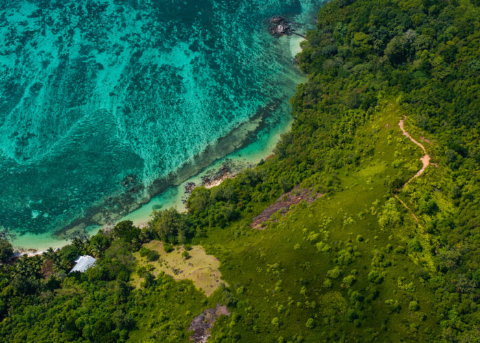 Aerial Map - Ocean View - Plots for sale Seychelles